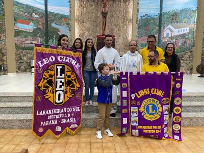 Padre Joaquim preside o oitavo dia da Novena em honra a Nossa Senhora Aparecida em Laranjeiras do Sul